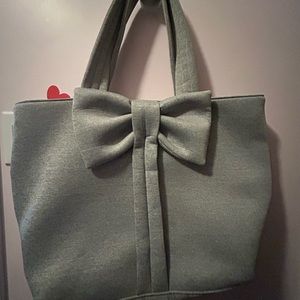 Stella and Dot Grey Bow bag.